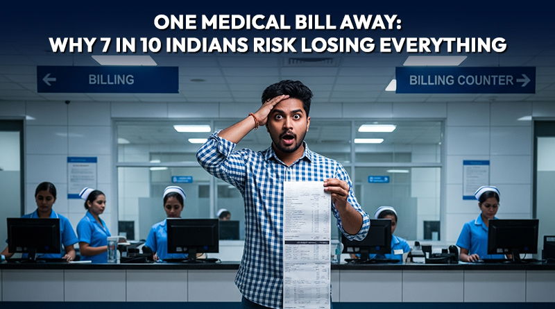 ONE MEDICAL BILL AWAY: WHY 7 IN 10 INDIANS RISK LOSING EVERYTHING
