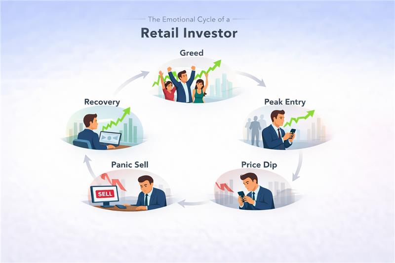 Why Retail Investors Always Enter Late and Exit Early